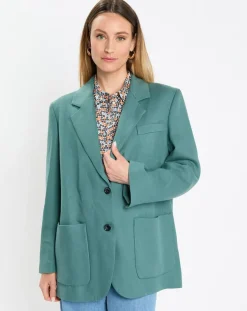 Blazer Oversize 2 boutons vert
