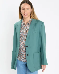 Blazer Oversize 2 boutons vert