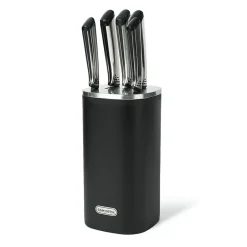 Bloc + 5 couteaux Cut noir