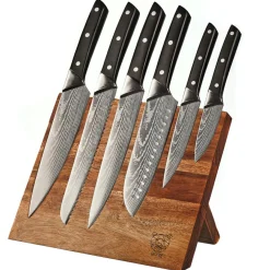 Bloc avec couteaux de cuisine Erling Vantaa - 7 pièces
