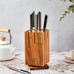 Bloc avec couteaux de cuisine Loki Skagen inox mat - 7 pièces