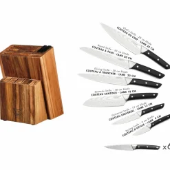 Bloc avec couteaux de cuisine et couteaux à steak Erling Loviisa - 14 pièces