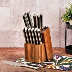 Bloc avec couteaux de cuisine et couteaux à steak Loki Loviisa - 14 pièces