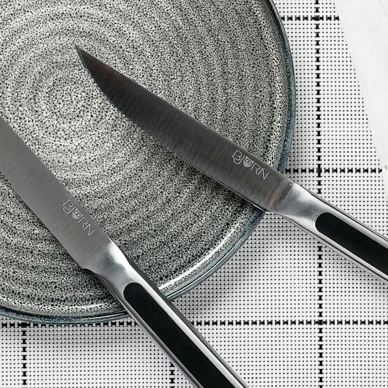 Bloc avec couteaux de cuisine et couteaux à steak Loki Loviisa - 14 pièces