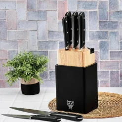 Bloc avec couteaux de cuisine Erling Porvoo - 8 pièces