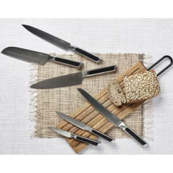 Bloc avec couteaux de cuisine Loki Rauma inox mat - 7 pièces