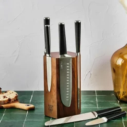 Bloc avec couteaux de cuisine Jona Imatra inox mat - 7 pièces