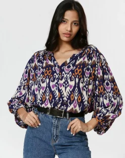 Blouse Alix violette