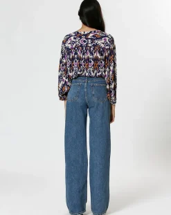 Blouse Alix violette