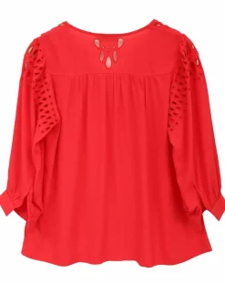 Blouse Amirah rouge