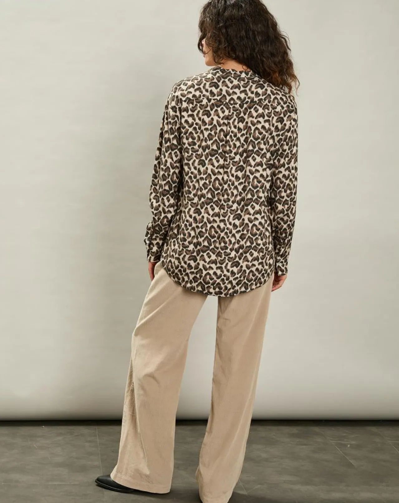 Blouse Canon naturel/marron