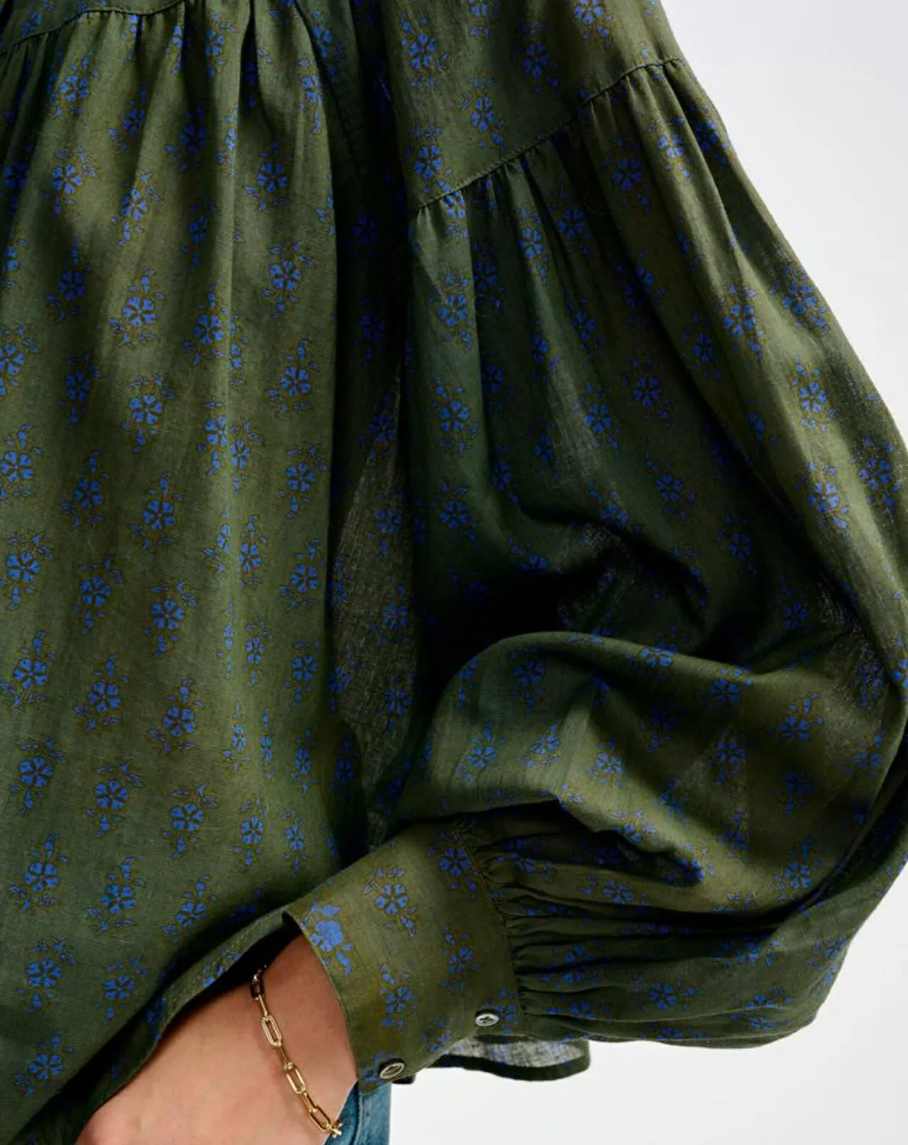 Blouse Diana olive night