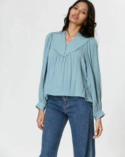 Blouse Elena bleue