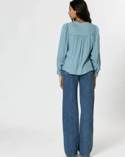 Blouse Elena bleue