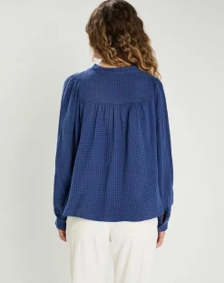 Blouse Elena bleue