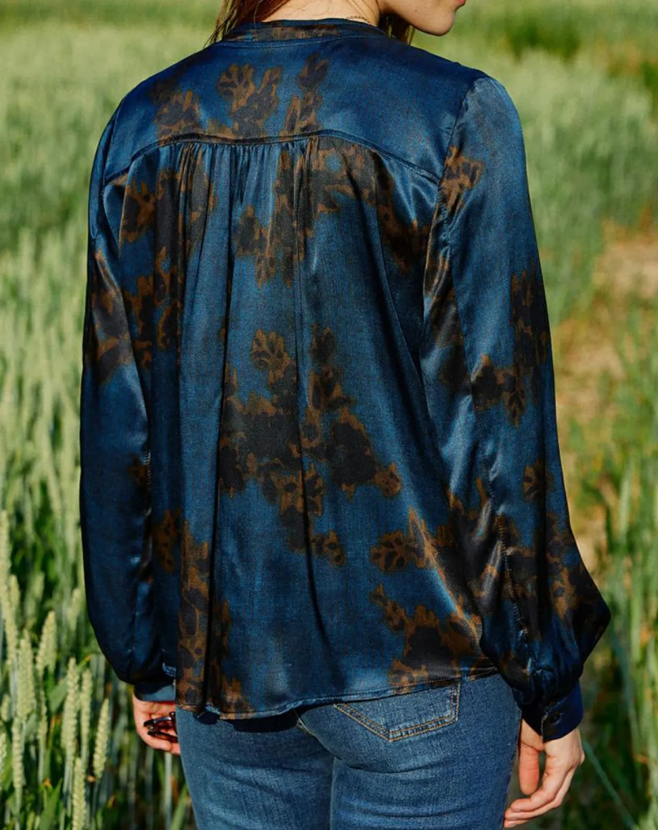 Blouse en Soie mélangée Moon saporo