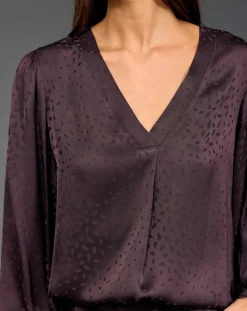 Blouse Enzo raisin