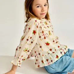 Blouse Hyper imprimée écru/ulticolore