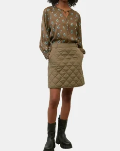 Blouse imprimée fleurs multicolore