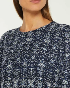 Blouse Leandra bleu marine