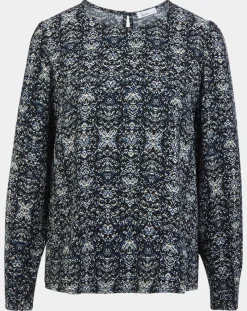 Blouse Leandra bleu marine