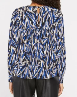 Blouse Loika bleu roi