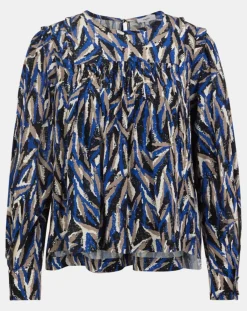 Blouse Loika bleu roi