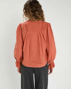 Blouse Léonie rouge