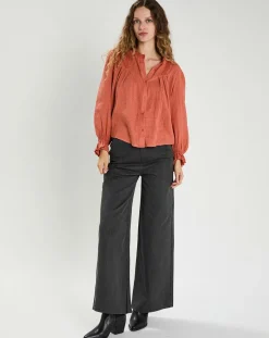 Blouse Léonie rouge