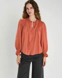 Blouse Léonie rouge
