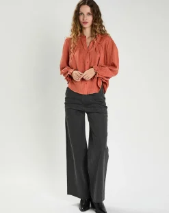 Blouse Léonie rouge