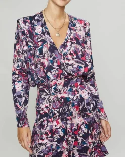 Blouse Lucil rose/violet