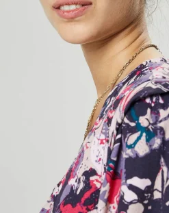 Blouse Lucil rose/violet