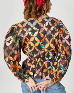 Blouse Patchwork 70 noire