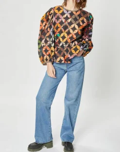 Blouse Patchwork 70 noire