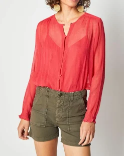 Blouse Qartil rouge