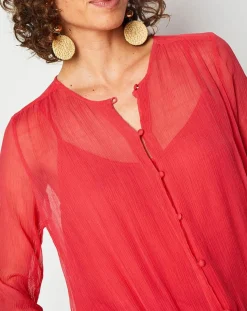 Blouse Qartil rouge