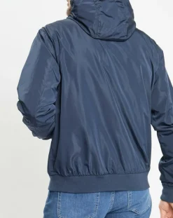Blouson à capuche Sport bleu