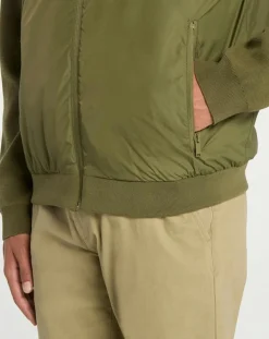 Blouson bi-matière Mamix kaki foncé