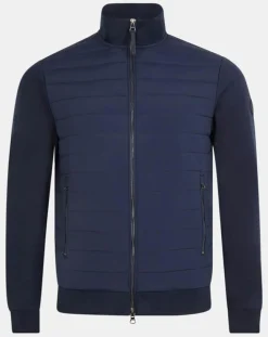 Blouson Bimatière Media bleu marine
