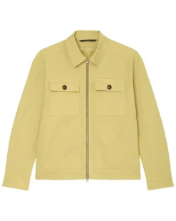 Blouson Coton Organic Double Poche jaune clair