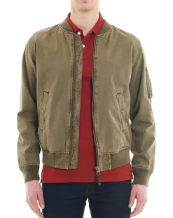 Blouson Cotton Wash kaki