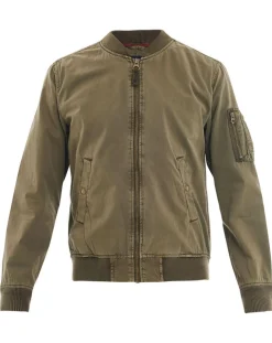 Blouson Cotton Wash kaki