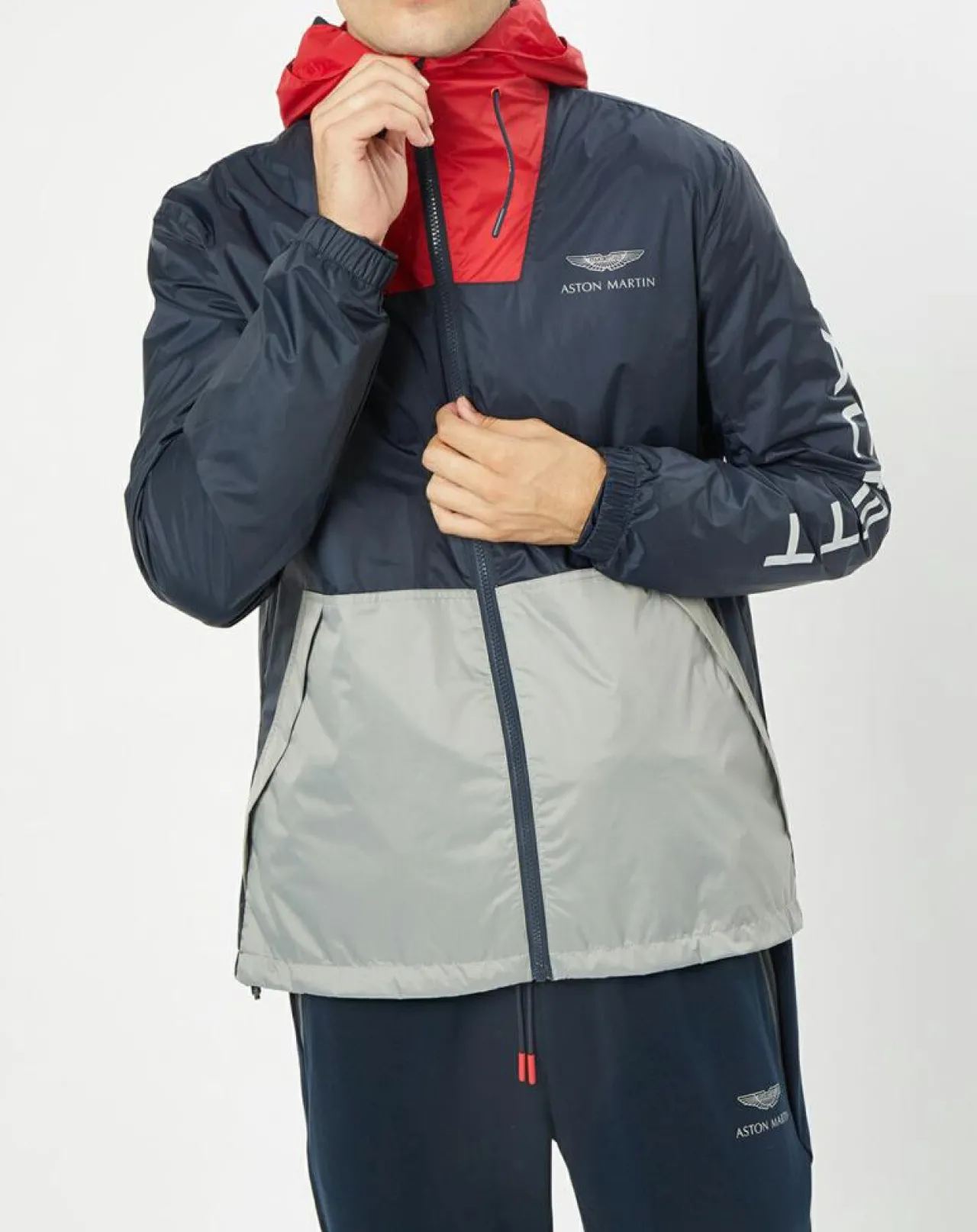 Blouson Coupe-vent à capuche Aston Marting Racing multicolore