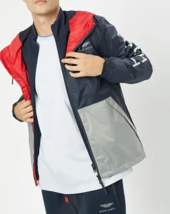 Blouson Coupe-vent à capuche Aston Marting Racing multicolore