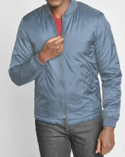 Blouson Déperlant Larmerml Warmer bleu/gris