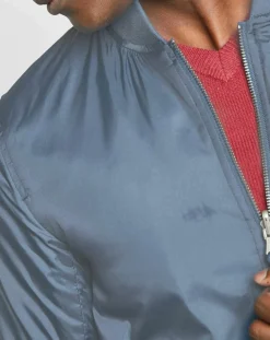 Blouson Déperlant Larmerml Warmer bleu/gris