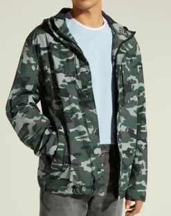 Blouson Déperlant Lawaypr vert/gris