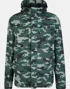 Blouson Déperlant Lawaypr vert/gris