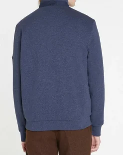 Blouson en jersey bleu moyen